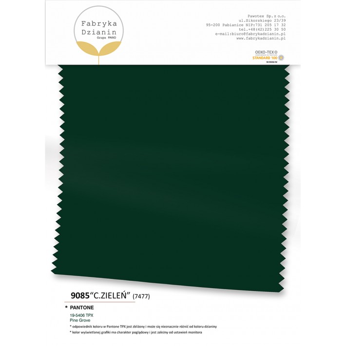 Dresówka Plater D36 Ciemna zieleń 9085