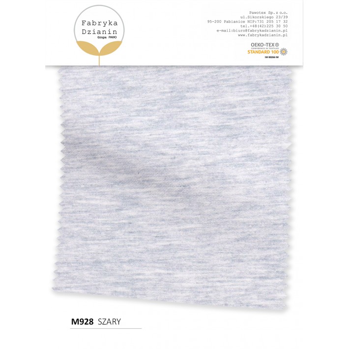 Singiel Jersey S02 Szary melanż M928