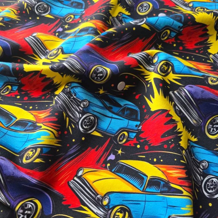 Dresówka D02 Druk Auta Pop Art P279_01