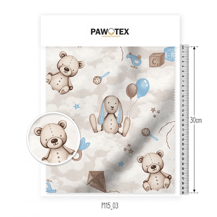 Singiel Jersey S13 8% EL Druk Pluszowe misie i króliki P115_03