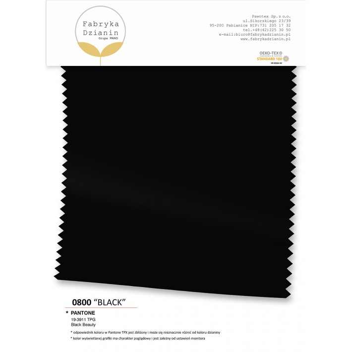 Interlock Czarny 0800